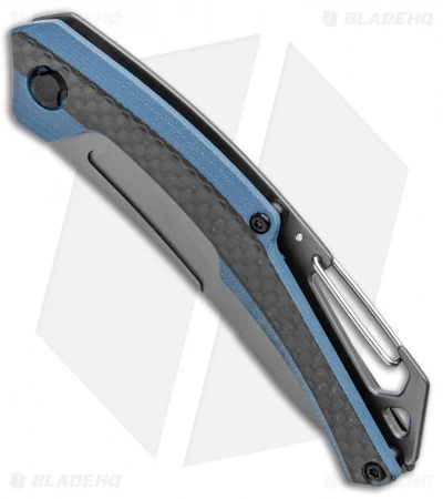 Kershaw Reverb XL Frame Lock Knife Carabiner CF/G-10 (3" Gray) 1225 4 Kershaw Reverb XL Frame Lock Knife Carabiner CF/G-10 (3" Gray) 1225 - Image 2