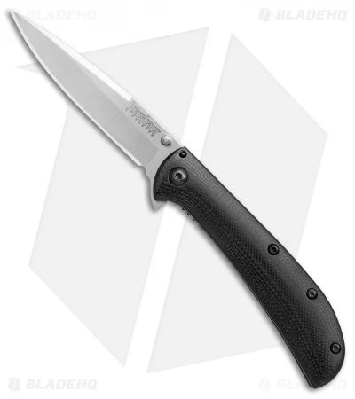 Kershaw Al Mar AM-3 Assisted Opening Knife Black G-10 (3" Satin) 3 Kershaw Al Mar AM-3 Assisted Opening Knife Black G-10 (3" Satin)