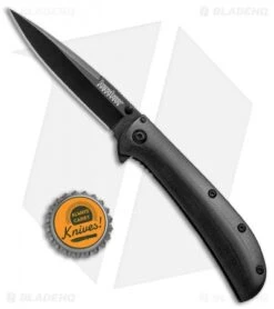 Kershaw Al Mar AM-3 Assisted Opening Knife Black G-10 (3" Black) 2335BLK -Kershaw Store Kershaw Al Mar AM 3 Black G 10 Black 2335BLK BHQ 71074 jr bottlecap