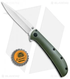 Kershaw Al Mar AM-3 Assisted Opening Knife Green G-10 (3" Satin) 2335GRN 9 Kershaw Al Mar AM-3 Assisted Opening Knife Green G-10 (3" Satin) 2335GRN -Kershaw Store Kershaw Al Mar AM 3 Green G 10 Satin 2335GRN BHQ 71073 jr bottlecap