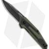 Kershaw Anso Fraxion Liner Lock Knife CF/OD Green G-10 (2.75" Black SW) 1160OLBW -Kershaw Store Kershaw Anso Fraxion LL CF Green G 10 Black SW 1160OLBW BHQ 79687 jr