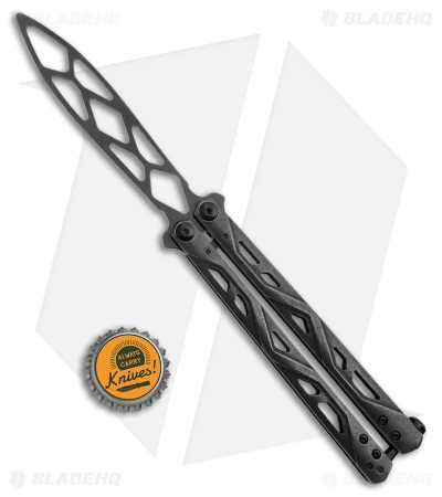 Kershaw Balanza Butterfly Trainer Knife Black SW (4.25" Black SW) 4950TR 6 Kershaw Balanza Butterfly Trainer Knife Black SW (4.25" Black SW) 4950TR - Image 4