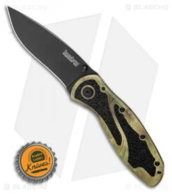 Kershaw Blur Assisted Opening Knife Camo (3.375" Black) 1670CAMO -Kershaw Store Kershaw Blur Assisted Opening Knife Camo 3.375 Black1670CAMO BHQ 37587 LS Bottlecap