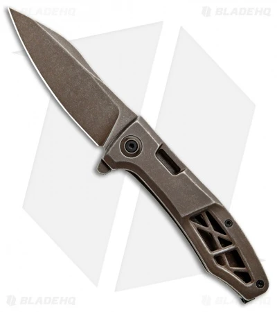 Kershaw Boilermaker Assisted Opening Frame Lock Knife Brown (3.3" Brown) 3475 3 Kershaw Boilermaker Assisted Opening Frame Lock Knife Brown (3.3" Brown) 3475