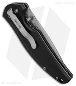 Kershaw Bowser Liner Lock Knife Black Nylon (3.25" Satin) 8 Kershaw Bowser Liner Lock Knife Black Nylon (3.25" Satin) -Kershaw Store Kershaw Bowser LLK Black Nylon 3in Satin BHQ 107942 td side