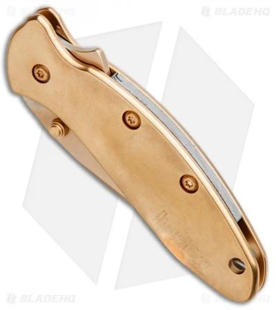 Kershaw Chive Assisted Opening Knife 24K Gold Plated (1.94" Gold) 1600G 4 Kershaw Chive Assisted Opening Knife 24K Gold Plated (1.94" Gold) 1600G - Image 2