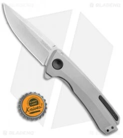 Kershaw Comeback Flipper Knife Stainless Steel (3" Satin) 2055 -Kershaw Store Kershaw Comeback Flipper SS Satin 2055 BHQ 106044 jr bottlecap