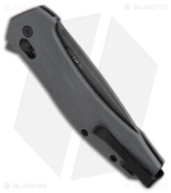 Kershaw Covalent Bar Lock Knife Gray FRN (3.5" Black Stonewash D2) 2042 -Kershaw Store Kershaw Covalent Knife Gray BW BHQ 178506 jr side