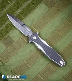 Kershaw Decimus A/O Frame Lock Knife Black GFN (3.25" Blackwash) 1559 -Kershaw Store Kershaw Decimus A O Frame Lock Knife Black GFN Blackwash 1559 BHQ80575 kp tac vest web