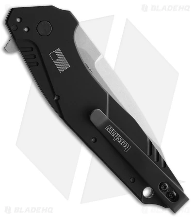 Kershaw Dividend Assisted Opening Knife Black (3" Stonewash 20CV) 1812BLK 3 Kershaw Dividend Assisted Opening Knife Black (3" Stonewash 20CV) 1812BLK - Image 2