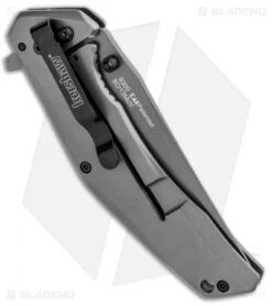 Kershaw Duojet A/O Frame Lock Knife Gray SS/Carbon Fiber (3.25" Gray) 8300 8 Kershaw Duojet A/O Frame Lock Knife Gray SS/Carbon Fiber (3.25" Gray) 8300 -Kershaw Store Kershaw Duojet AO FL Gray SS CF Gray 8300 BHQ 80590 jr side