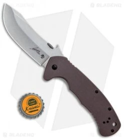 Kershaw CQC-11K D2 Frame Lock Knife Brown G-10 (3.5" Stonewash) 6031D2 9 Kershaw CQC-11K D2 Frame Lock Knife Brown G-10 (3.5" Stonewash) 6031D2 -Kershaw Store Kershaw Emerson CQC 11K D2 FL Brown G 10 SW 6031D2 BHQ 101840 jr bottlecap