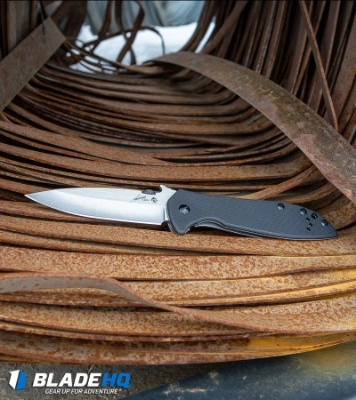 Kershaw Emerson CQC-4KXL Frame Lock Knife (3.9" Stonewash) 6055 8 Kershaw Emerson CQC-4KXL Frame Lock Knife (3.9" Stonewash) 6055 - Image 6