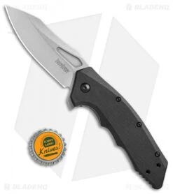 Kershaw Flitch Assisted Opening Knife Black GFN (3.25" Stonewash) 3930 9 Kershaw Flitch Assisted Opening Knife Black GFN (3.25" Stonewash) 3930 -Kershaw Store Kershaw Flitch black GFN sw 3930 BHQ 52175 jr bottlecap 2