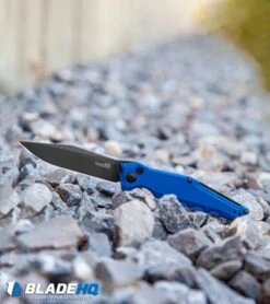 Kershaw Galyean Launch 7 Automatic Knife Blue (3.75" Black) 7900BLUBLK -Kershaw Store Kershaw Galyean Launch 7 Auto Blue Black 7900BLUBLK BHQ 99039 jr lifestyle full size