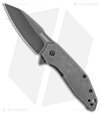 Kershaw Gravel Assisted Opening Knife Stainless Steel (2.5" BlackWash ) 2065 3 Kershaw Gravel Assisted Opening Knife Stainless Steel (2.5" BlackWash ) 2065