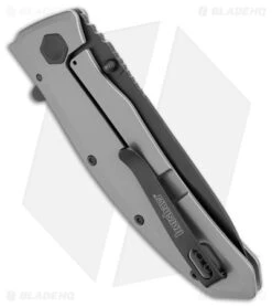 Kershaw Grid Assisted Opening Flipper Knife (3.75" Black) 2200 -Kershaw Store Kershaw Grid Assisted Opening Flipper Black BHQ 34464 jr side