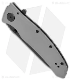 Kershaw Grid Assisted Opening Flipper Knife (3.75" Black) 2200 -Kershaw Store Kershaw Grid Assisted Opening Flipper Black BHQ 34464 jr spine