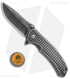 Kershaw Headgrille Assisted Opening Frame Lock Knife (3.25" Blackwash) 1325 9 Kershaw Headgrille Assisted Opening Frame Lock Knife (3.25" Blackwash) 1325 -Kershaw Store Kershaw Headgrille Assisted Blackwash KS1325X BHQ 70082 jr bottlecap
