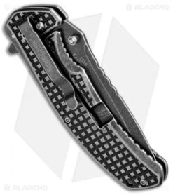 Kershaw Headgrille Assisted Opening Frame Lock Knife (3.25" Blackwash) 1325 8 Kershaw Headgrille Assisted Opening Frame Lock Knife (3.25" Blackwash) 1325 -Kershaw Store Kershaw Headgrille Assisted Blackwash KS1325X BHQ 70082 jr side