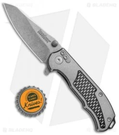 Kershaw Hinderer Agile Assisted Opening Knife (2.75" Stonewash) 1558 -Kershaw Store Kershaw Hinderer Agile Assisted Opening SW 1558 BHQ 52169 jr bottlecap