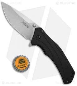 Kershaw Knockout Assisted Opening Knife (3.25" Stonewash) 1870 -Kershaw Store Kershaw Knockout Assisted Opening SW 1870 BHQ 8381 jr bottlecap