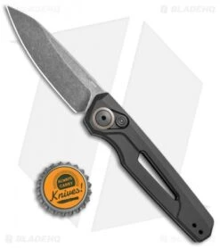 Kershaw Launch 11 Automatic Knife Black Aluminum (2.75" Blackwash) 7550 -Kershaw Store Kershaw Launch 11 Auto Black Aluminum Blackwash 7550 BHQ 105982 jr bottlecap