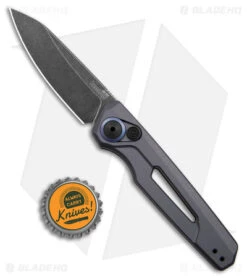Kershaw Launch 11 Automatic Knife Gray Aluminum (2.75" Blackwash) 7550GRY -Kershaw Store Kershaw Launch 11 Auto Gray Aluminum Blackwash BHQ 178232 jr bottlecap