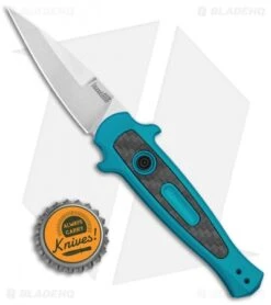 Kershaw Launch 12 Mini Stiletto Automatic Knife Teal (2.5" Stonewash) 9 Kershaw Launch 12 Mini Stiletto Automatic Knife Teal (2.5" Stonewash) -Kershaw Store Kershaw Launch 12 CA Legal Stiletto Auto Teal SW KER7125TEALSW BHQ 115102 jr bottlecap