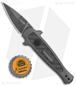 Kershaw Launch 12CA Stiletto Automatic Knife Gray (1.9" Black Stonewash) -Kershaw Store Kershaw Launch 12 Call Legal Stiletto Auto Grey KER7130GRYBW BHQ 114623 jr bottlecap