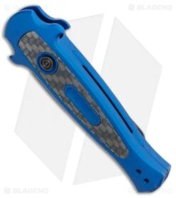 Kershaw Store -Kershaw Store Kershaw Launch 12 Mini Stiletto Automatic Knife Blue 2.5 Black 7125BLUBLK BHQ 117960 LS Spinepng