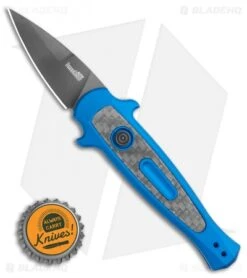 Kershaw Launch 12 CA Legal Mini Stiletto Automatic Knife Blue (1.9" Black) 9 Kershaw Launch 12 CA Legal Mini Stiletto Automatic Knife Blue (1.9" Black) -Kershaw Store Kershaw Launch 12 Mini Stiletto Automatic Knife Blue 2.5 Black 7130BLUBLK BHQ 117930 LS Bottlecap