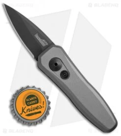 Kershaw Launch 4 CA Legal Automatic Knife Gray (1.9" Black) 7500GRYBLK -Kershaw Store Kershaw Launch 4 CA Legal Gray Black KER7500GRYBLK BHQ 74062 jr bottlecap