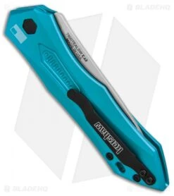 Kershaw Launch 6 Automatic Knife Teal (3.75" Stonewash) 7800TEALSW -Kershaw Store Kershaw Launch 6 Teal SW BHQ 89520 er side