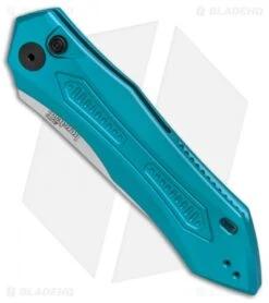 Kershaw Launch 6 Automatic Knife Teal (3.75" Stonewash) 7800TEALSW -Kershaw Store Kershaw Launch 6 Teal SW BHQ 89520 er spine