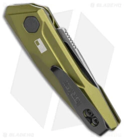 Kershaw Launch 9 Automatic Knife OD Green Aluminum (1.8" Black SW) 7250OLBW -Kershaw Store Kershaw Launch 9 Auto OD Green Blackwash BHQ 147570 jr side