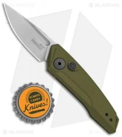 Kershaw Launch 9 Automatic Knife OD Green (1.8" Working Finish) 7250OLSW -Kershaw Store Kershaw Launch 9 Auto OD Green Working KER7250OLSW BHQ 113298 jr bottlecap