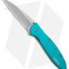 Kershaw Leek Assisted Opening Knife Teal (3" Bead Blast) 1660TEAL -Kershaw Store Kershaw Leek 1660teal BHQ 22700 jr