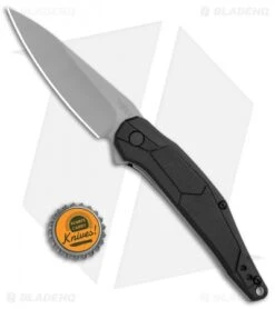 Kershaw Lightyear Assisted Opening Knife Black GFN (3.1" Bead Blast) 1395 -Kershaw Store Kershaw Lightyear ASsisted Opening Black GFN BB BHQ 114583 jr bottlecap