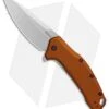 Kershaw Link Drop Point Knife Flat Dark Earth Aluminum (3.25" Stonewash) -Kershaw Store Kershaw Link Drop Flat Dark Earth Aluminum SW BHQ 85194 er