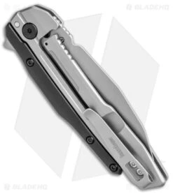 Kershaw Lithium Reverse Tanto Spring Assisted Knife Black GFN (3.25" BB) 2049 -Kershaw Store Kershaw Lithium Reverse Tanto SA Black GFN BB BHQ 139781 jr side