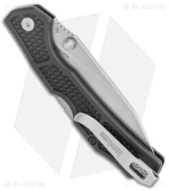 Kershaw Cargo Lockback Folding Knife Black GFN (3.25" Stonewash) 2033 -Kershaw Store Kershaw Lock Back Black SW 8033 jr side