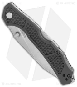 Kershaw Cargo Lockback Folding Knife Black GFN (3.25" Stonewash) 2033 -Kershaw Store Kershaw Lock Back Black SW 8033 jr spine