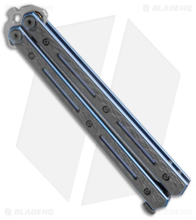 Kershaw Lucha Balisong Butterfly Knife Carbon Fiber/Ti (4.7" SW 20CV) 5150CF 4 Kershaw Lucha Balisong Butterfly Knife Carbon Fiber/Ti (4.7" SW 20CV) 5150CF - Image 2