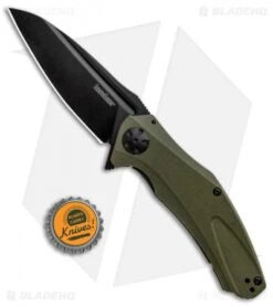 Kershaw Natrix XL Sub-Frame Lock Knife OD Green G-10 (3.75" Black) 7008OLBLK -Kershaw Store Kershaw Natri XL Sub FL OD Green G 10 Black 7008OLBLK BHQ 80571 jr bottlecap