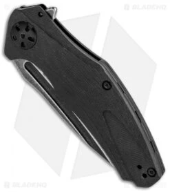 Kershaw Natrix A/O Knife Black G-10 (3.25" BlackWash) 7007BLKBW -Kershaw Store Kershaw Natrix AO Black G 10 BlackWash 7007BLKBW BHQ 82902 jr spine