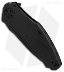 Kershaw Natrix Assisted Opening Sub-Frame Lock Knife Black G-10 (3.25" Black) -Kershaw Store Kershaw Natrix Black G10 black BHQ 80569 er spine 1
