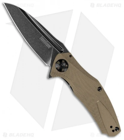 Kershaw Natrix Sub-Frame Lock A/O Knife Tan G-10 (3.25" Black Stonewash) 3 Kershaw Natrix Sub-Frame Lock A/O Knife Tan G-10 (3.25" Black Stonewash)