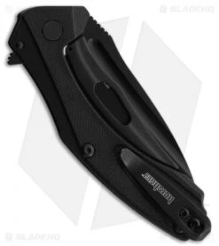 Kershaw Mini Natrix Sub-Frame Lock Knife Black G-10 (2.75" Black) -Kershaw Store Kershaw Natrix FL Black BHQ 118036 jr side