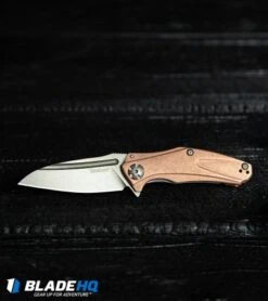 Kershaw Mini Natrix Sub-Frame Lock Knife Copper (2.75" Stonewash) 7006CU -Kershaw Store Kershaw Natrix Sub Frame Lock Knife Copper Stonewash 7006CU BHQ80567 kp burnt wood web